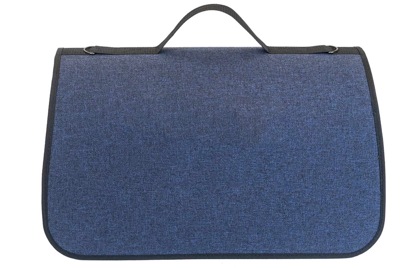 Переноска сумка жёсткая PetTails №4 51*29*29 (рогожка, пластик) синяя