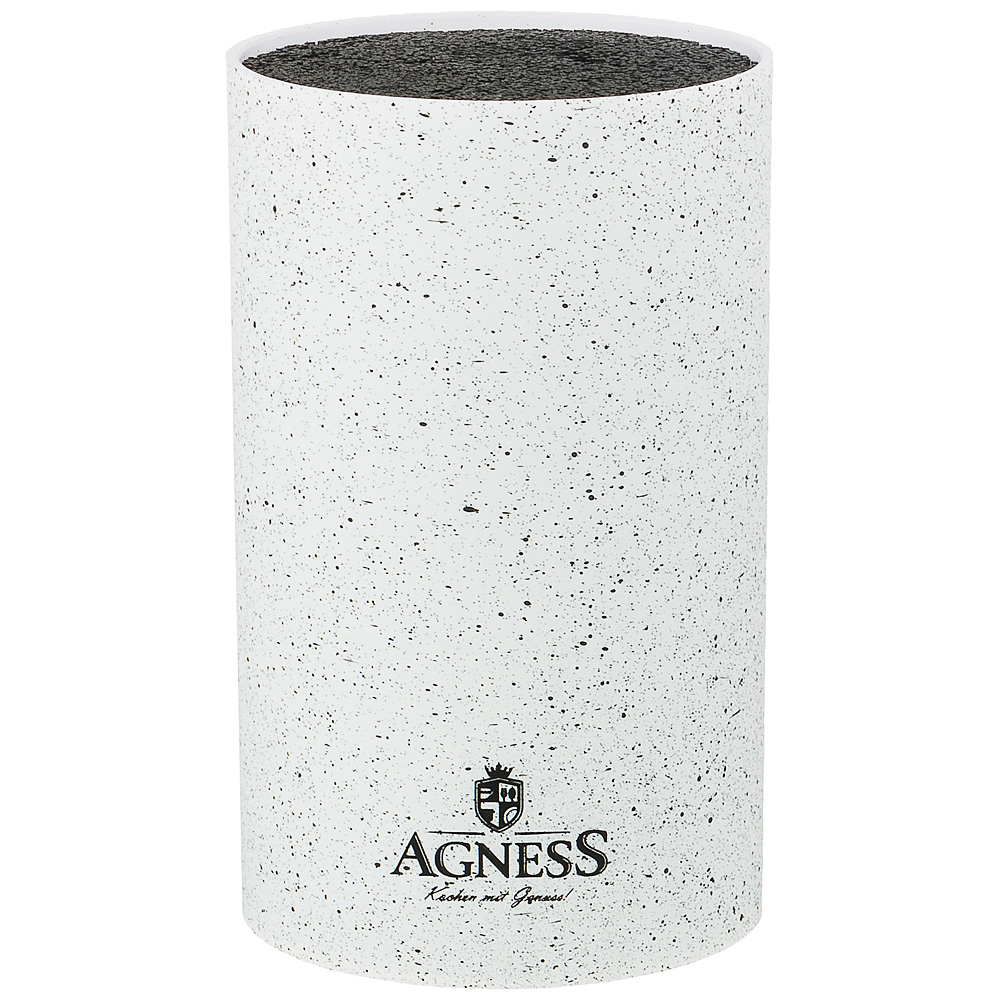 Agness 911-681 ПОДСТАВКА ДЛЯ НОЖЕЙ AGNESS УНИВЕРСАЛЬНАЯ,11*18СМ - купить в postel-deluxe, цена на Мегамаркет