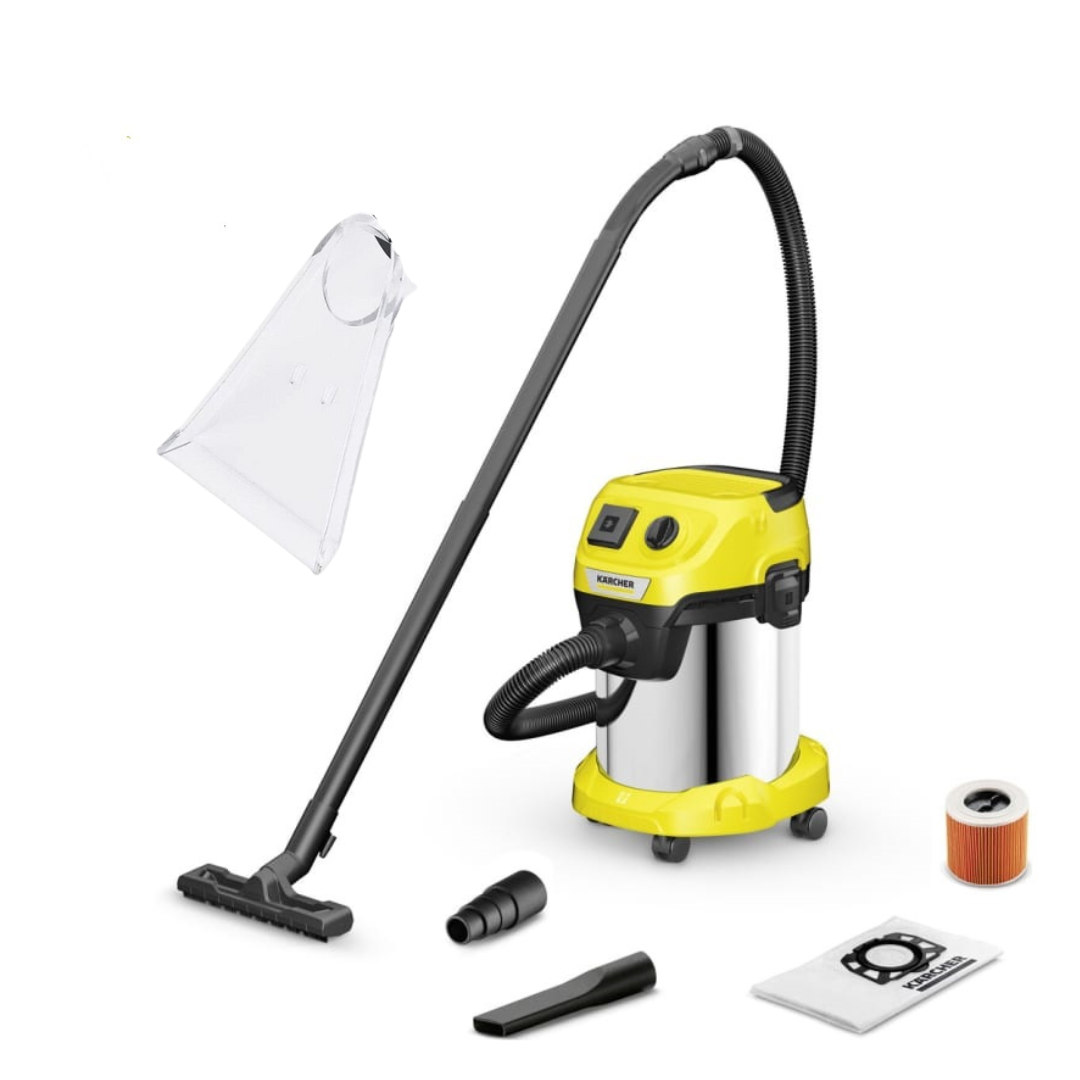 Пылесос Karcher WD 3 P S V-17/4/20 1.628-190-4 + узкая насадка купить в интернет-магазине, цены на Мегамаркет