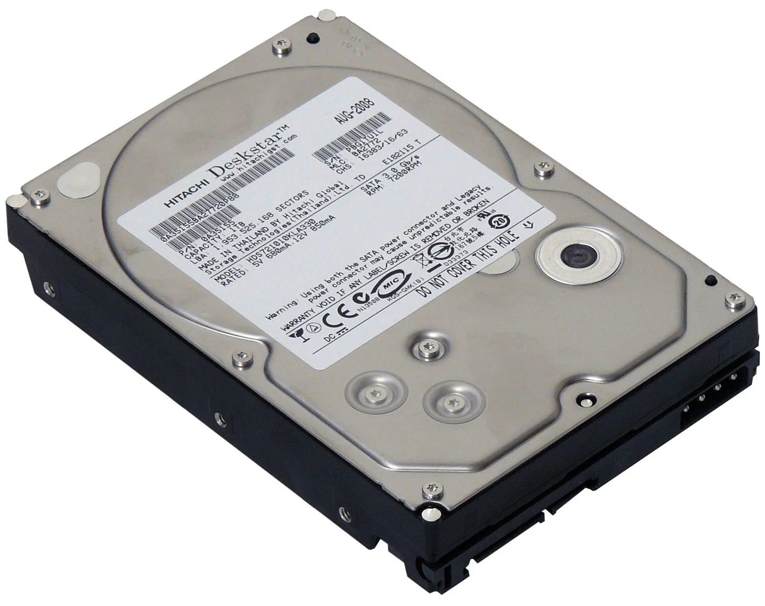 Жесткий диск Hitachi HDS721010KLA330 1 ТБ HDS721010KLA330 - купить в Digital Solutions, цена на Мегамаркет