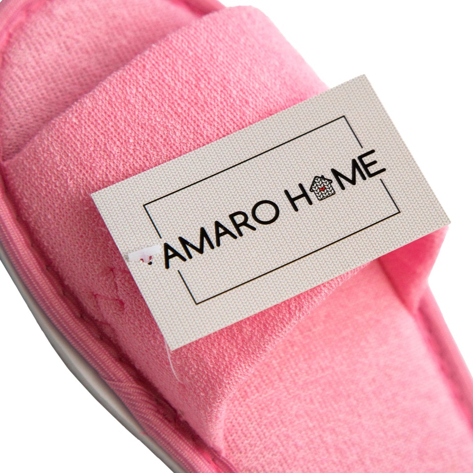 Миниатюра Тапочки женские Amaro Home HOME-4012 розовые 39-41 RU №2