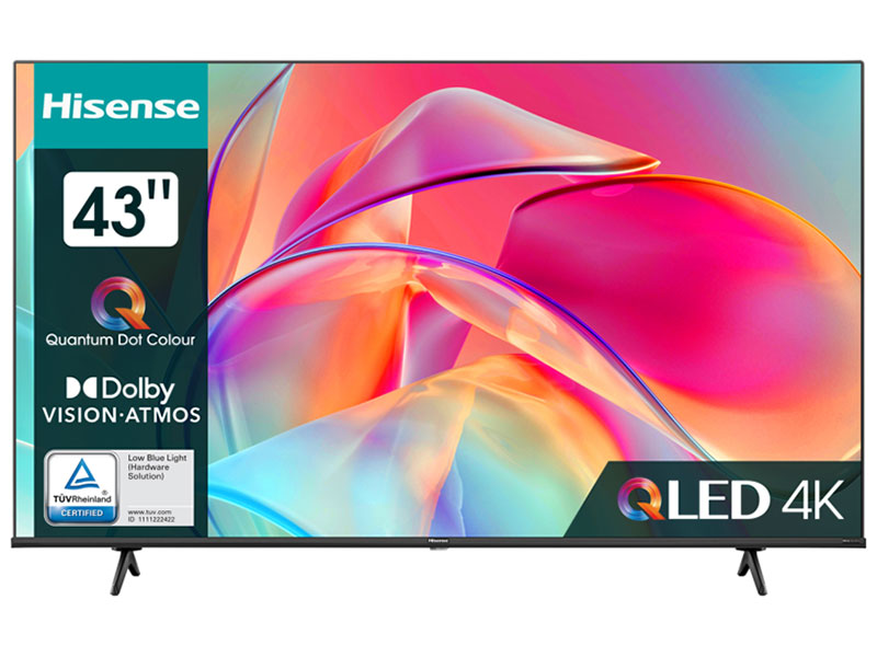 Телевизор Hisense 43E7KQ, 43"(109 см), UHD 4K, купить в Москве, цены в интернет-магазинах на Мегамаркет