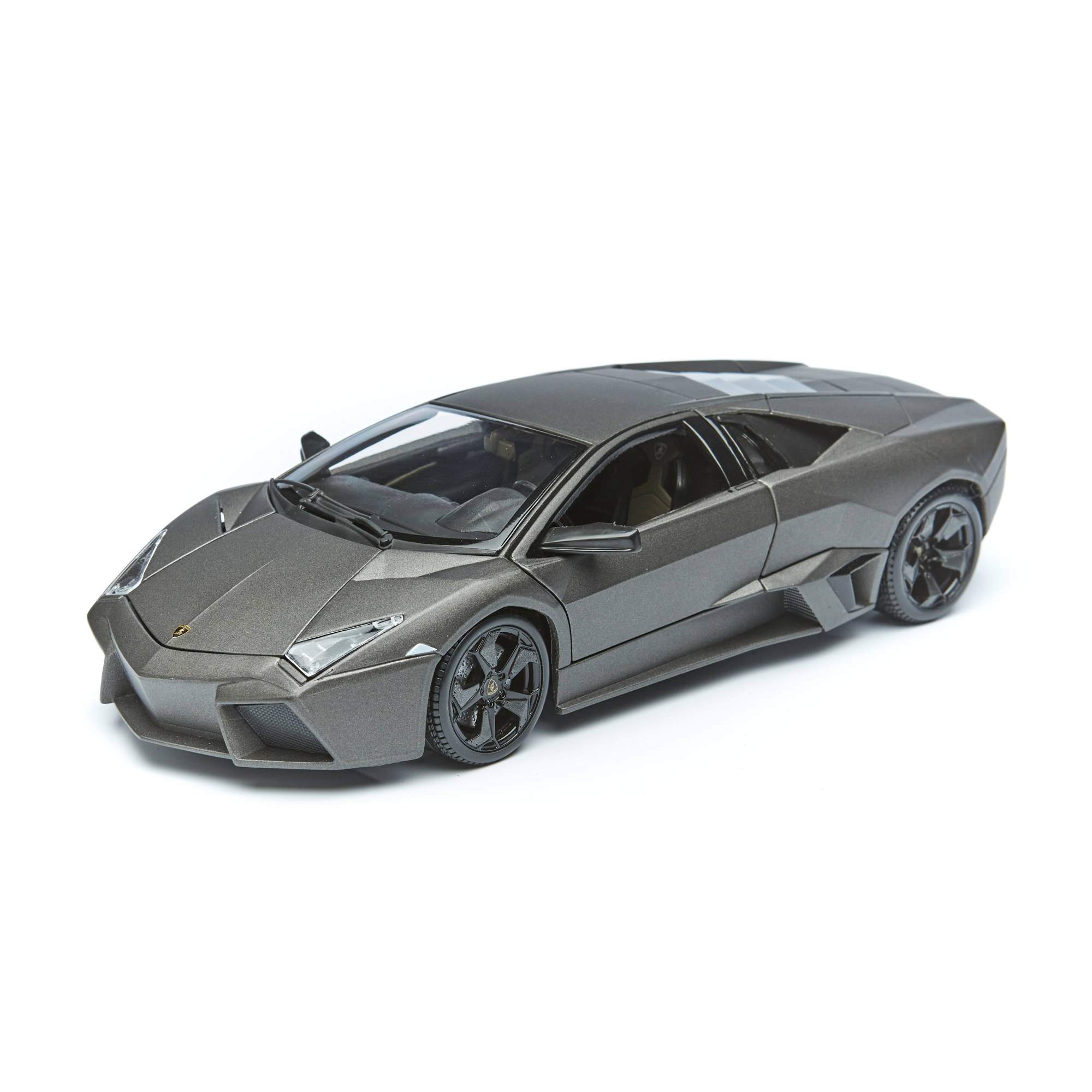 Купить коллекционная машина Bburago PLUS LAMBORGHINI REVENTON MET GREY  серая, 1:18, цены на Мегамаркет