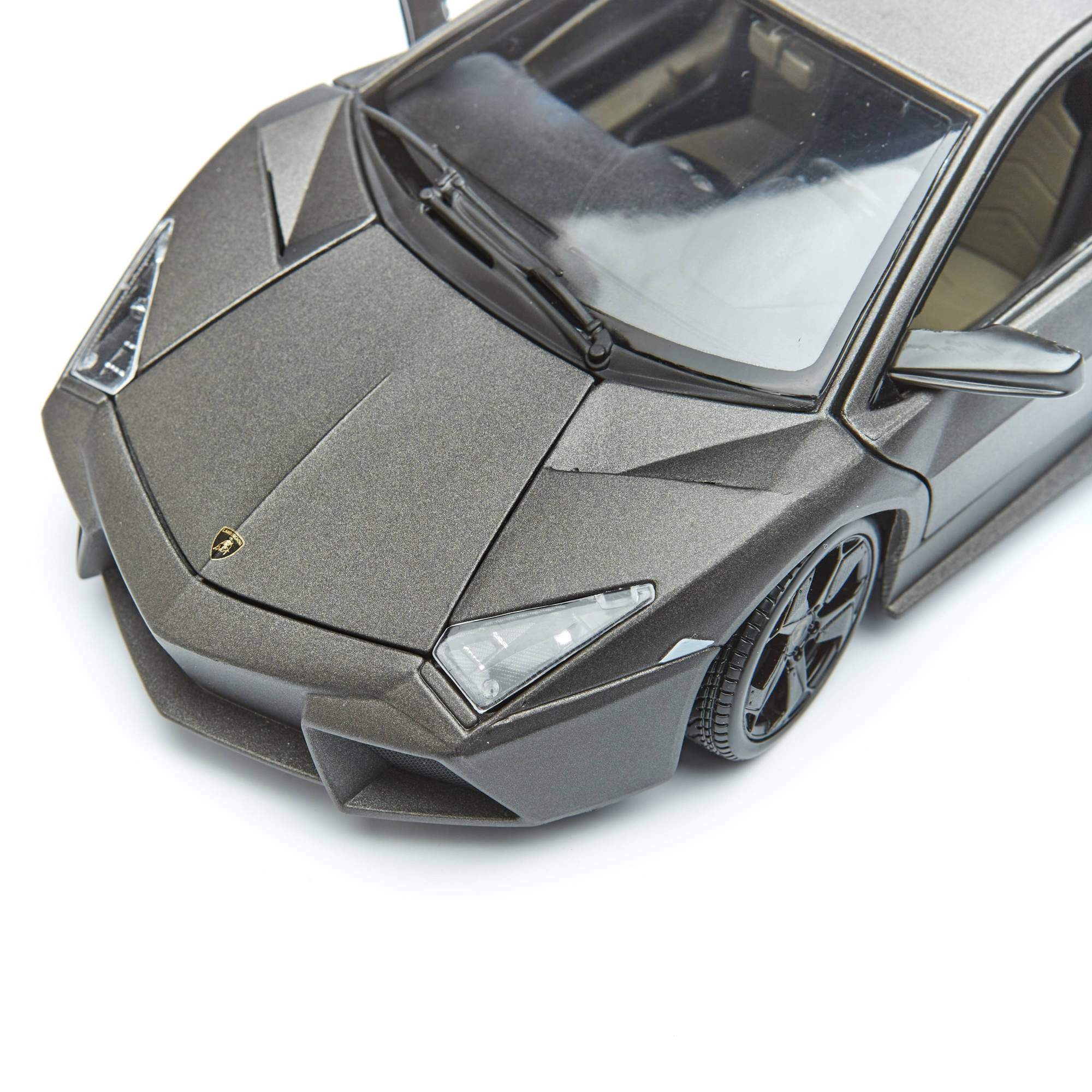 Купить коллекционная машина Bburago PLUS LAMBORGHINI REVENTON MET GREY серая,  1:18, цены на Мегамаркет