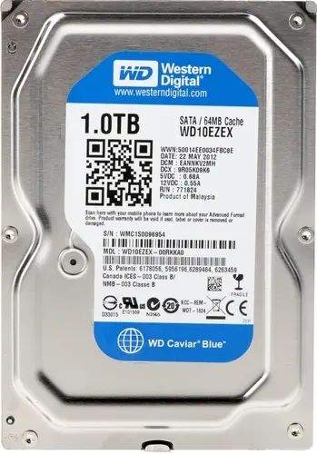 Внутренний жесткий диск Western Digital 1TB WD Blue (WD10EZEX) (Serial ATA III, 7200 rpm, - купить в Москве, цены в интернет-магазинах Мегамаркет