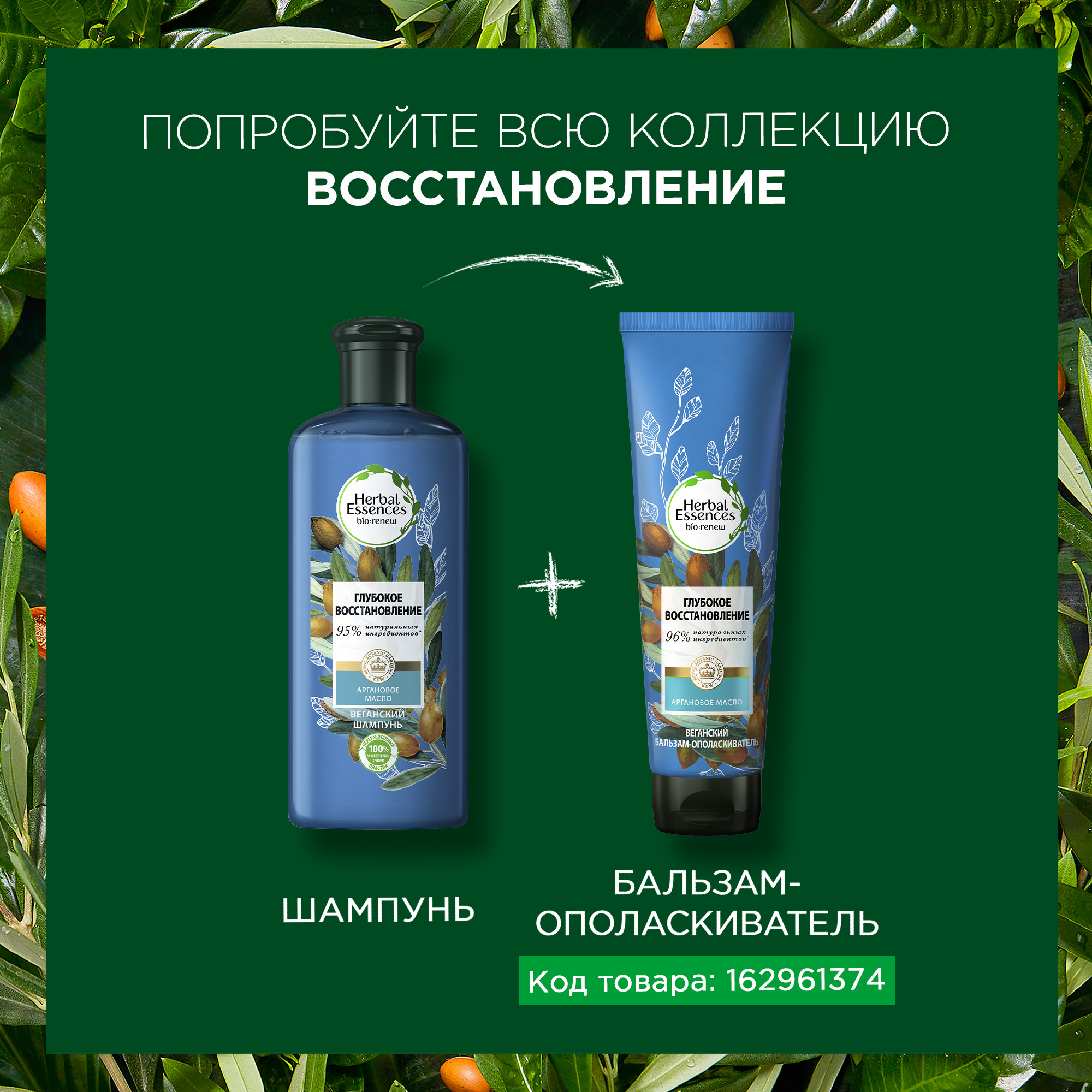 Herbal essences шампунь марокканское аргановое