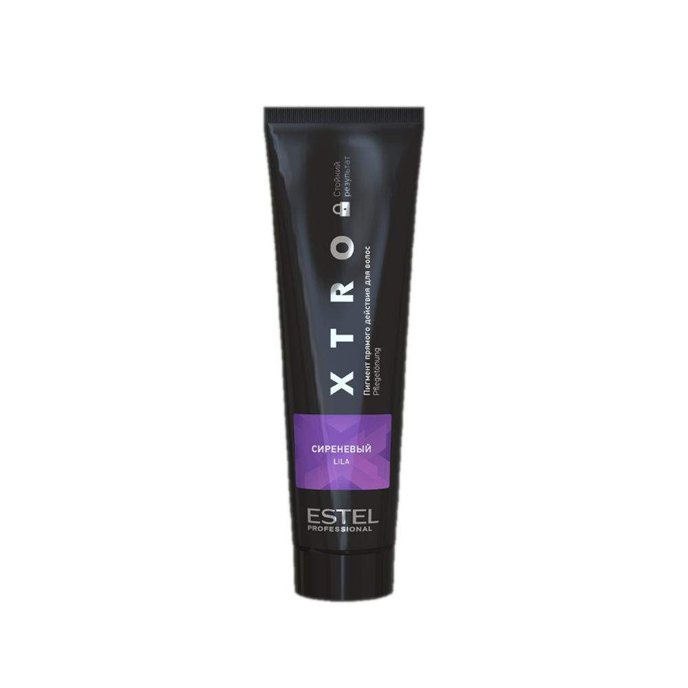 Краска для волос ESTEL XTRO Пигмент прямого действия Black сиреневый 100 мл - купить в E-COSMETIC, цена на Мегамаркет
