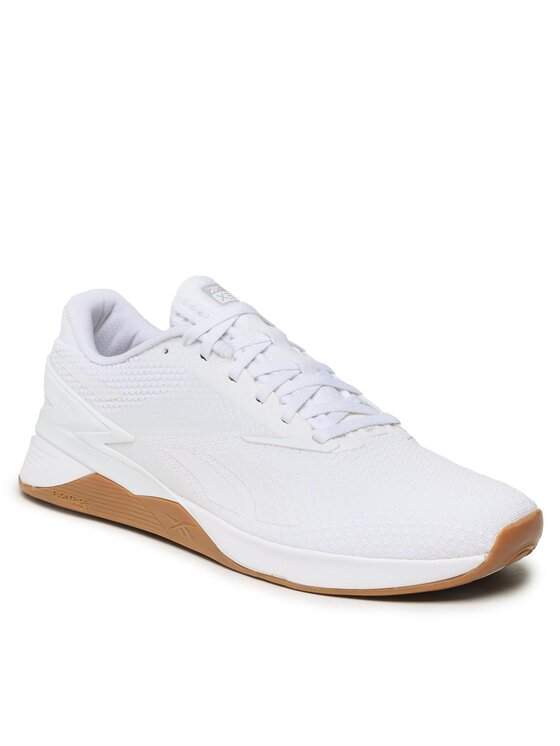 Кроссовки женские Reebok Nano X3 Shoes HP6055 белые 40.5 EU - купить в Москве, цены на Мегамаркет