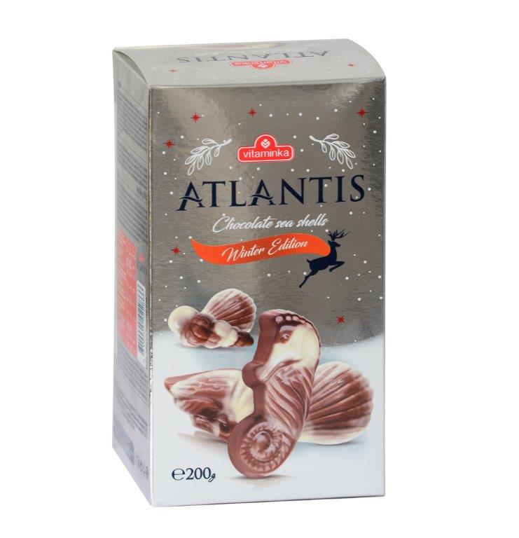 Шоколадные конфеты Vitaminka Atlantis Морские ракушки 200 г