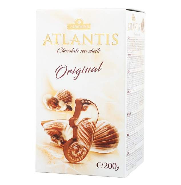 Шоколадные конфеты Vitaminka Atlantis Морские ракушки 200 г