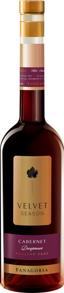 Вино Fanagoria Velvet Season Cabernet красное, сладкое, 500 мл - купить в Москве, цены на Мегамаркет