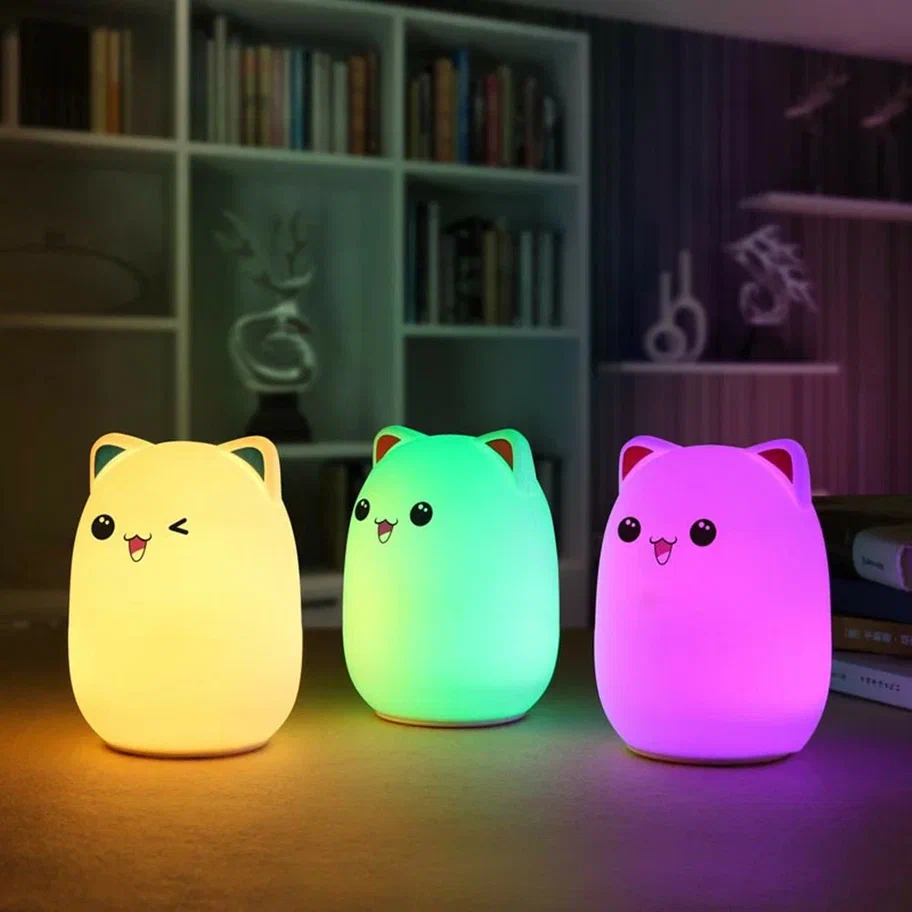 Мягкий силиконовый ночник colorful Silicone Lamp