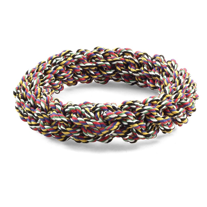 Грейфер для собак Triol Веревка-плетеное Кольцо, разноцветный, 12 см