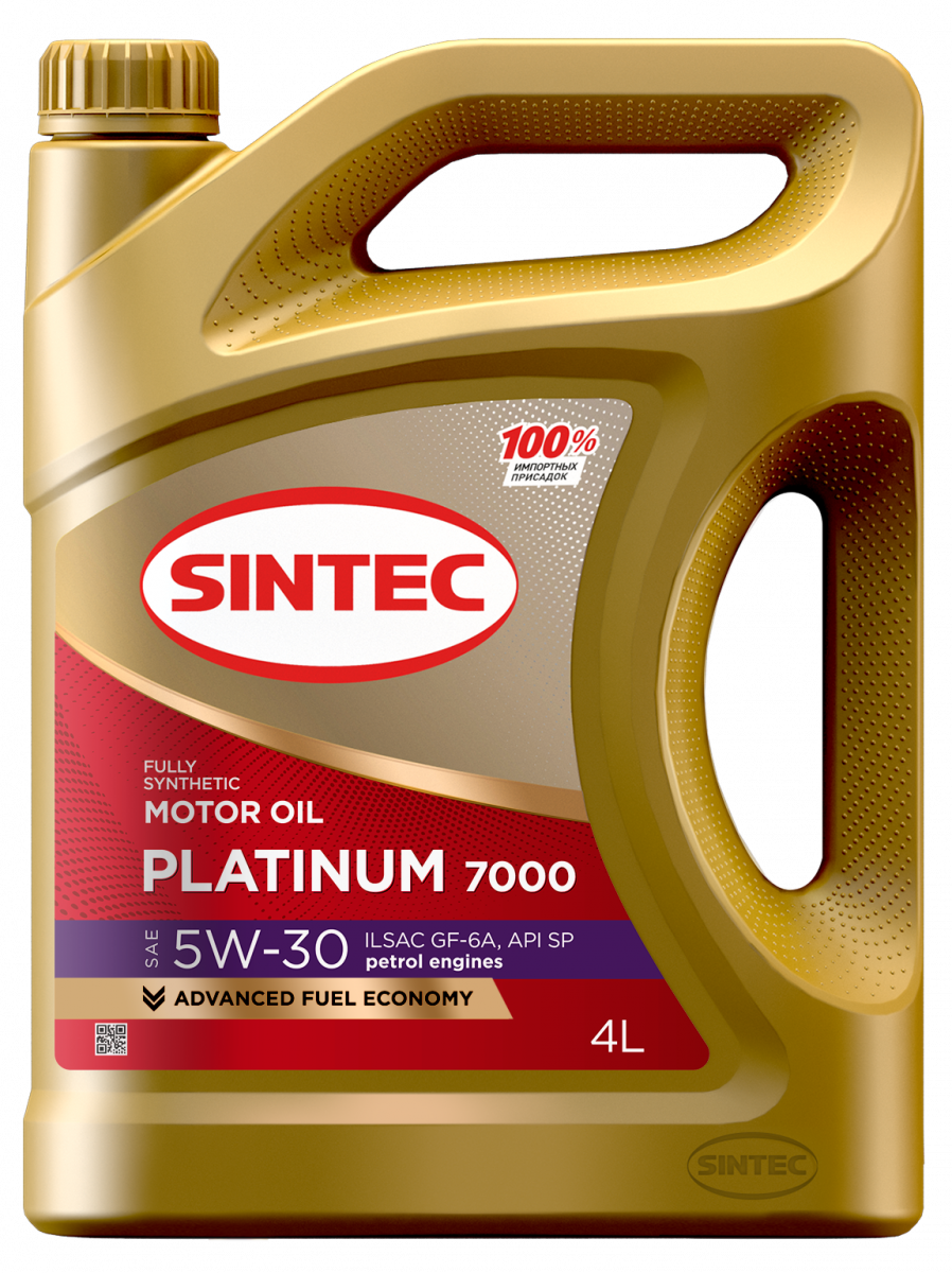 Моторное масло SINTEC PLATINUM 7000 5W30 Ilsac GF-6A 4л - купить в Москве, цены на Мегамаркет