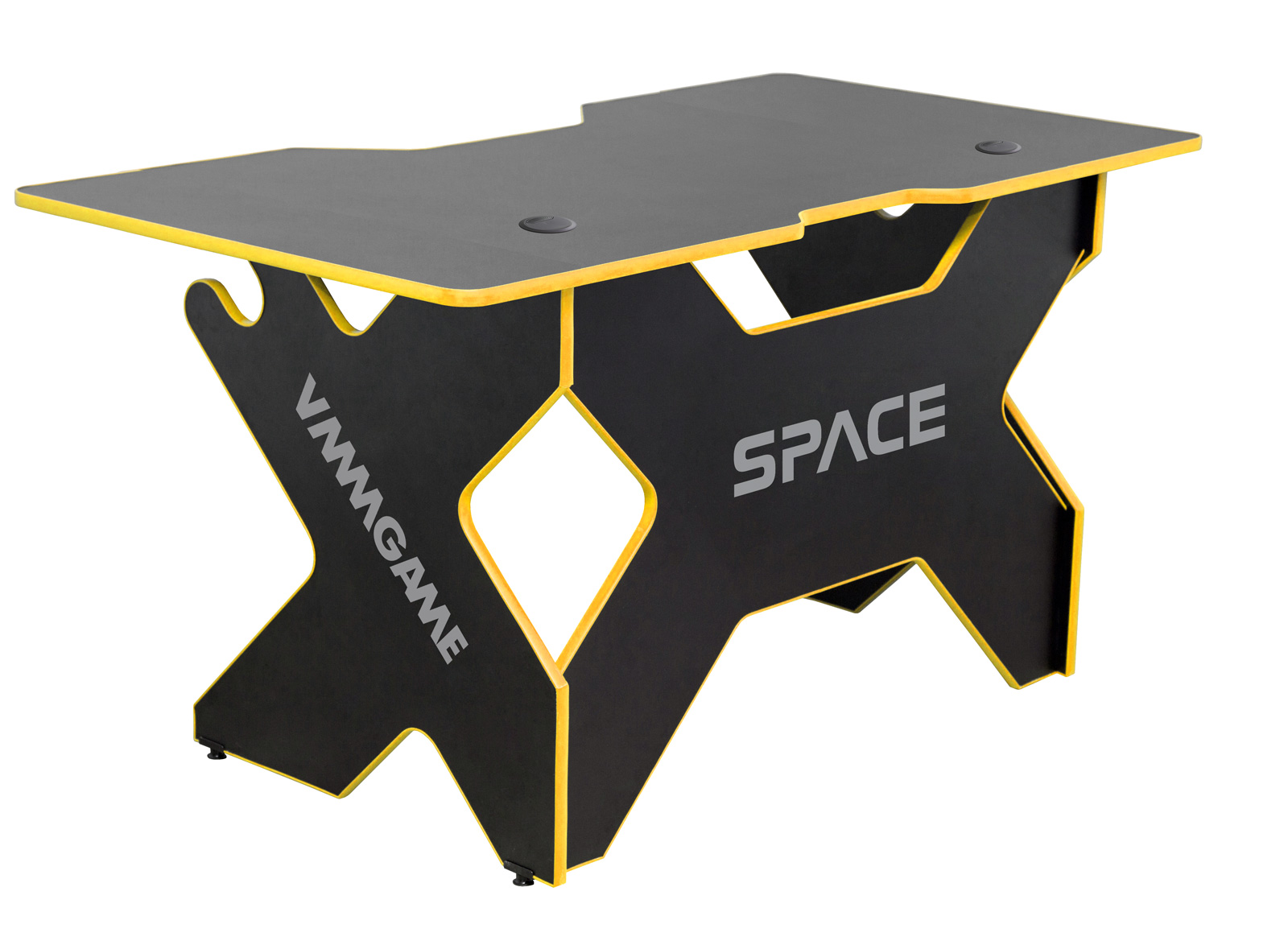 Игровой компьютерный стол vmmgame space dark 140 yellow st-3byw