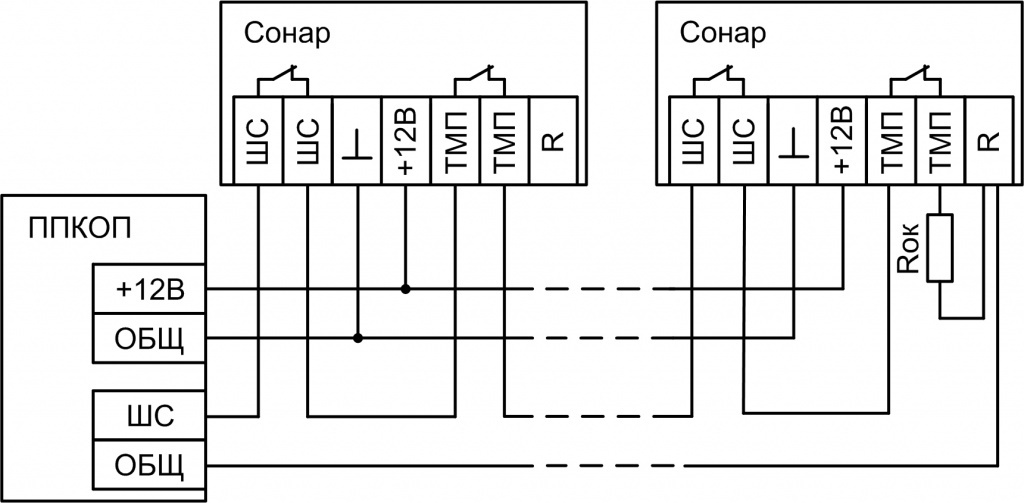 Астра с извещатель охранный схема подключения