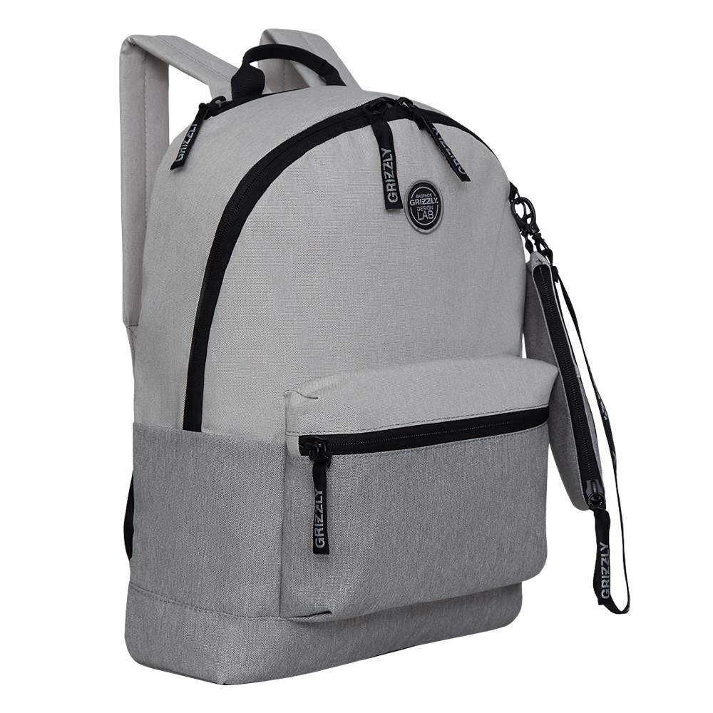 Рюкзак женский Grizzly RXL-122-3 серый