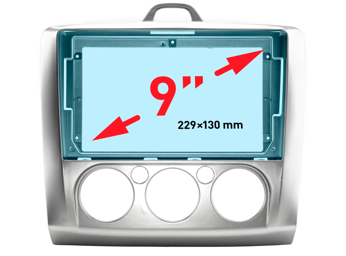 Переходная рамка Ford Focus II (1/2din)