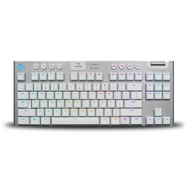 Клавиатура Logitech G913 TKL GL- Tactile White - купить в VOLT-electronics, цена на Мегамаркет