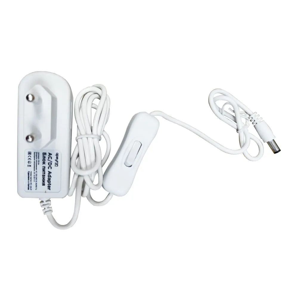 Блок питания с напряжением 12В с вилкой и коннектором 2,5х5,5мм для ...