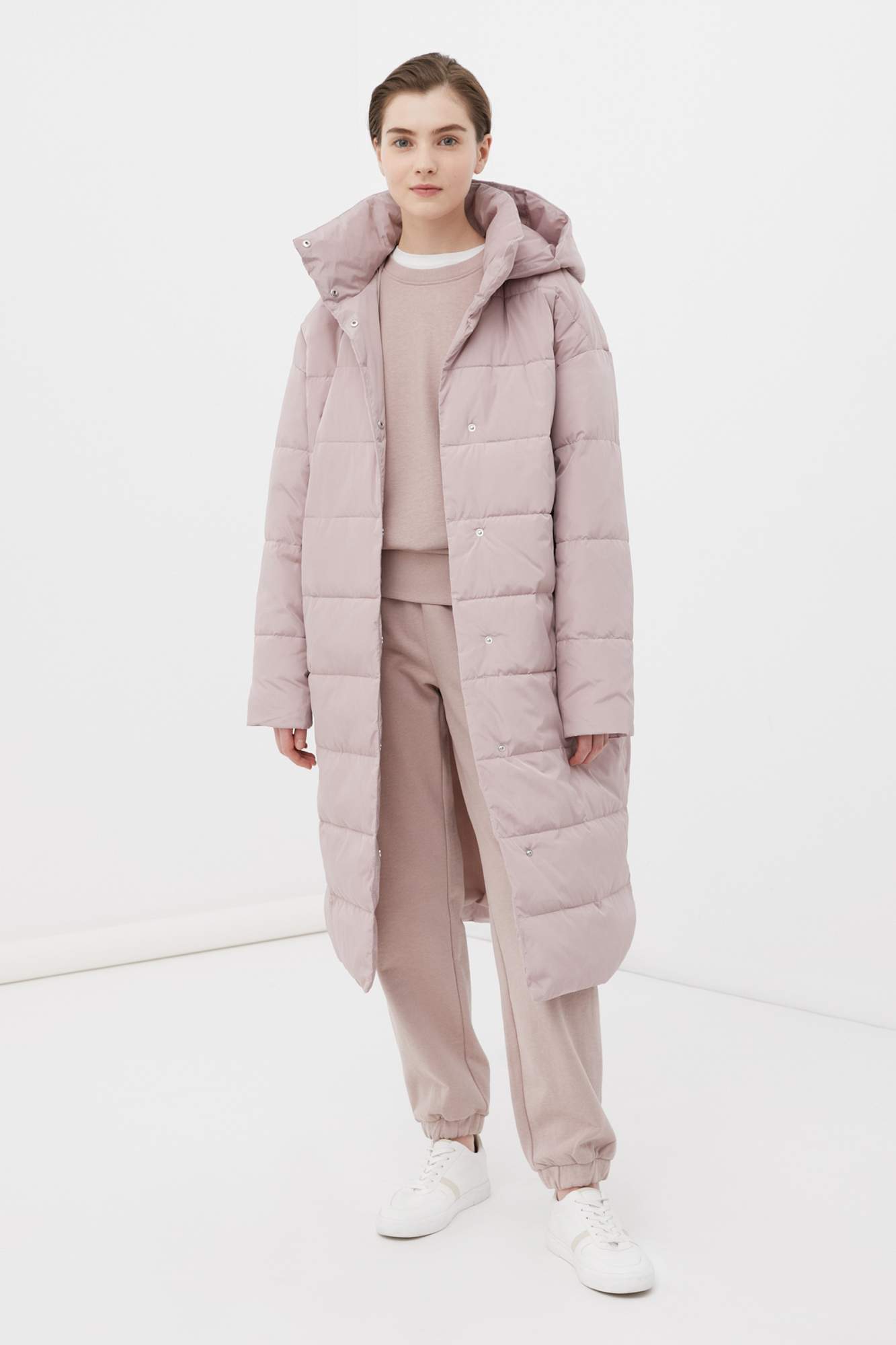 Пальто женское Finn Flare FBC11020 розовое XS