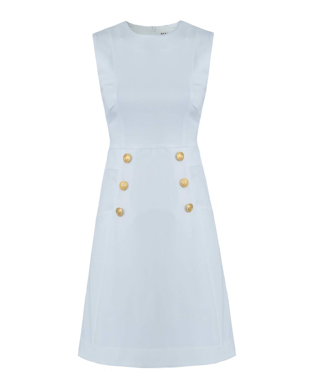 Платье женское P.A.R.O.S.H. CYBERYD72491G белое XS