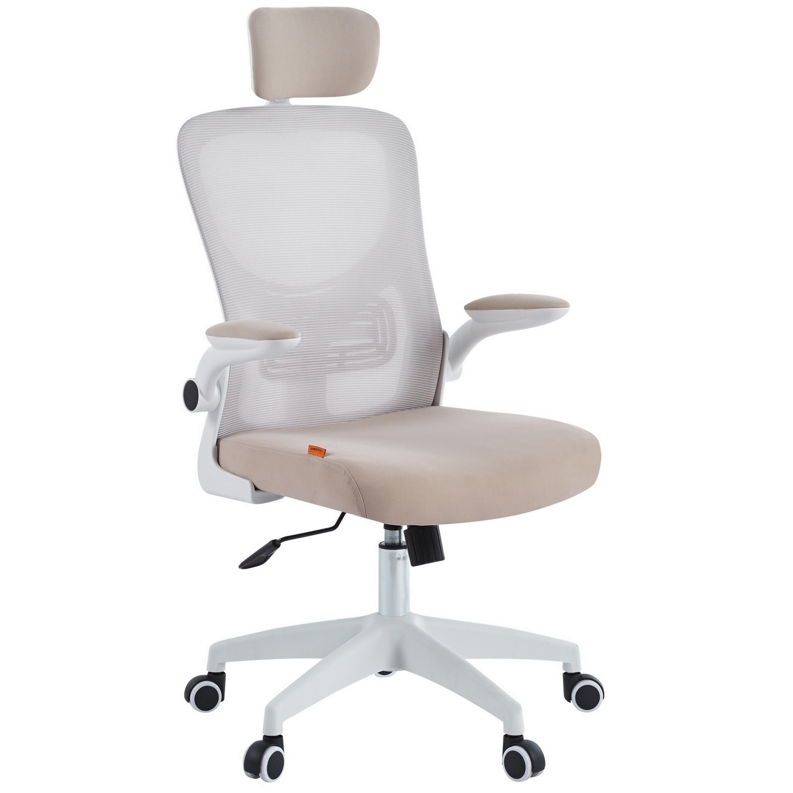 Компьютерное кресло CHAIRMAN CH 633, белый пластик, бежевый - купить в Москве, цены на Мегамаркет | 600014706517