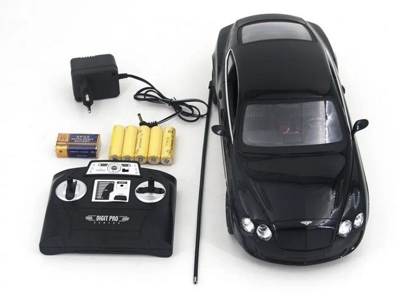 Радиоуправляемая машина Keye Toys MZ Bentley Continental 2048 ,черная, 1/14 +акб MZ-2048