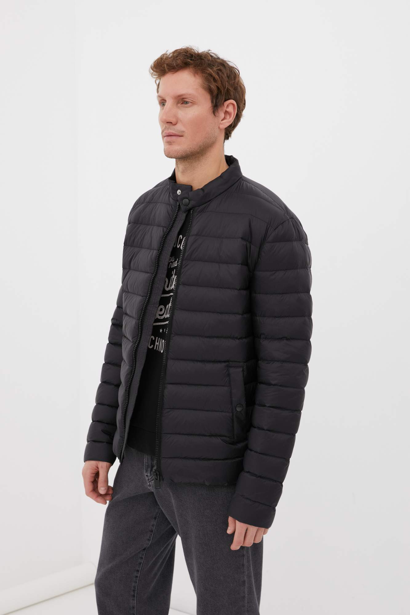 Куртка мужская Finn Flare FBC23058 черная XL