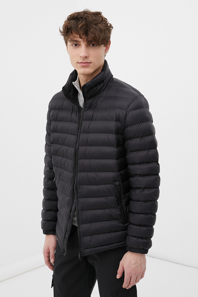 Куртка мужская Finn Flare FBC21051 черная 3XL