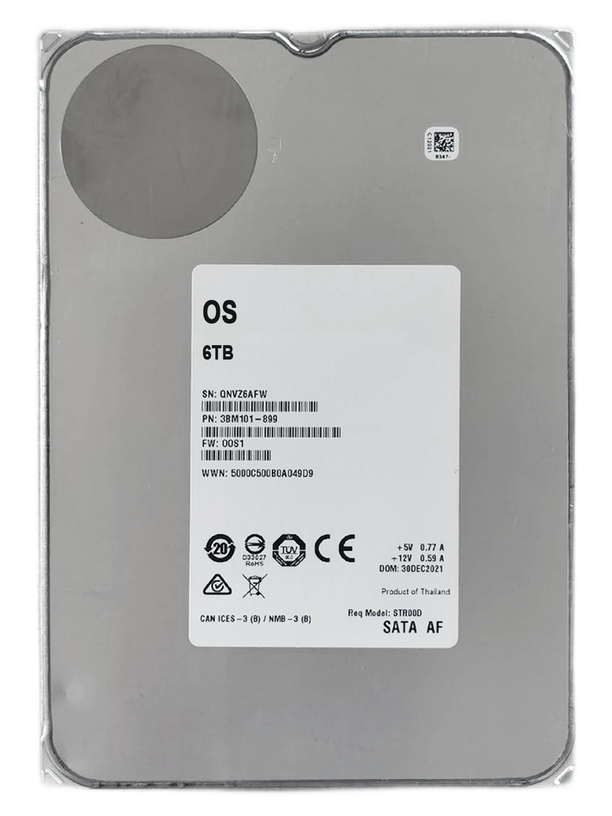 Жесткий диск OS ST6000NM0175 ST6000NM021A 6 ТБ ST6000NM0175 ST6000NM021A - купить в Москве, цены на Мегамаркет