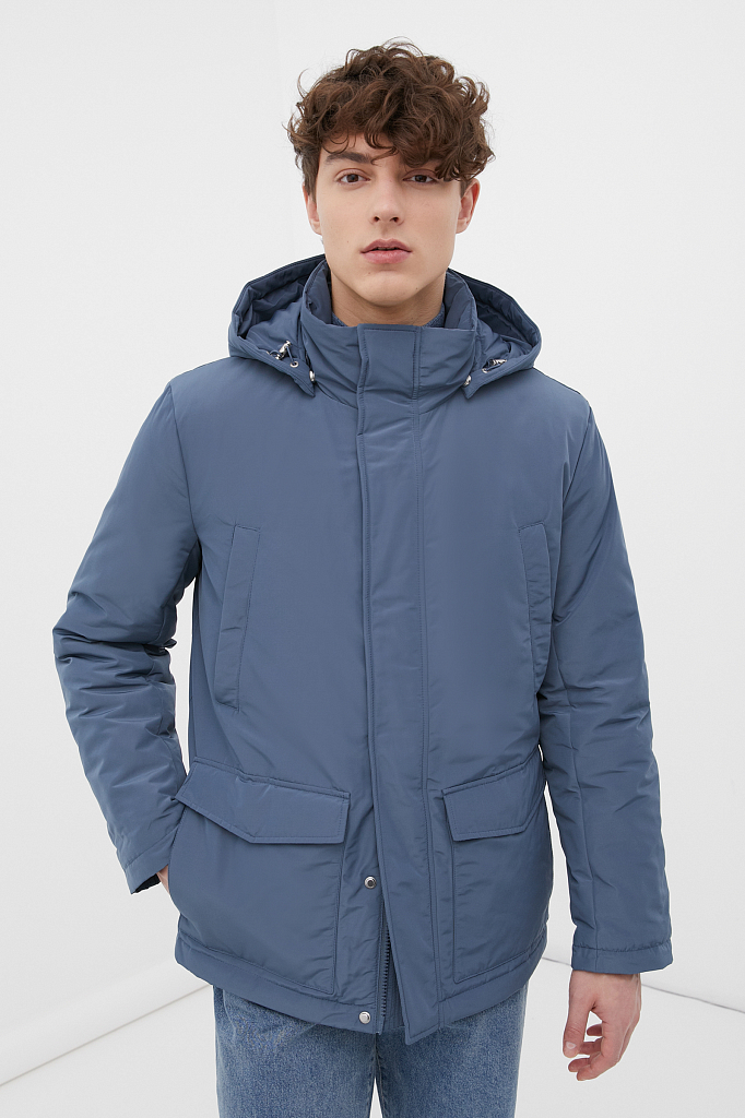 Куртка мужская Finn Flare FBC21010 синяя XL