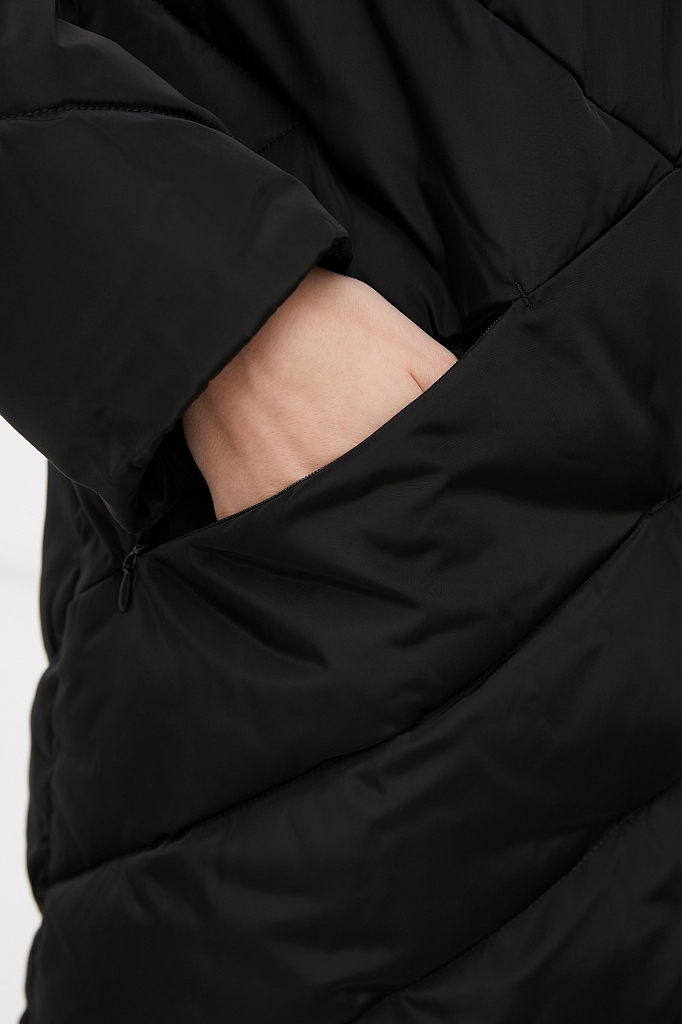 Куртка женская Finn Flare FWB110123 черная XL