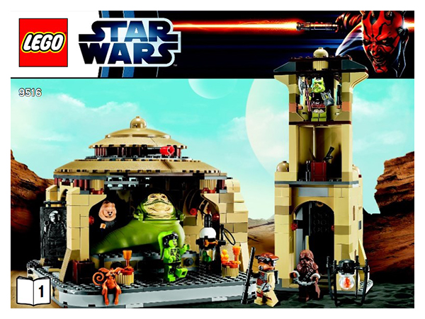 Конструктор LEGO Star Wars 9516 Дворец Джаббы – характеристики на ...