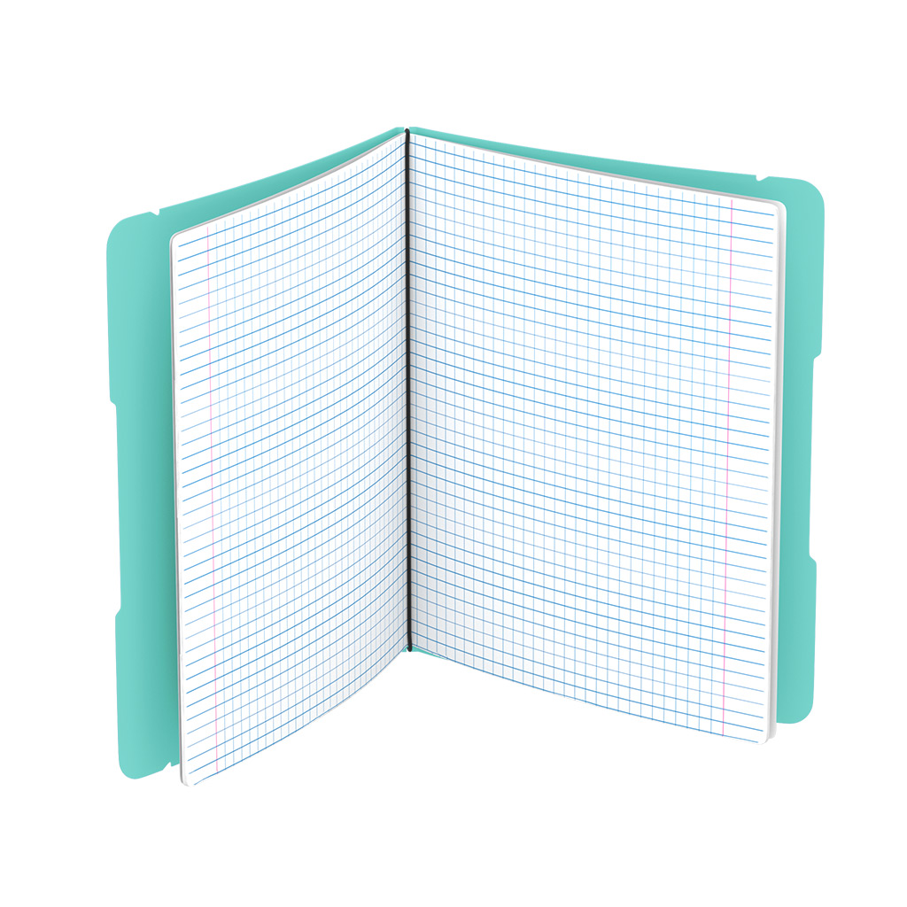 Тетрадь общая ErichKrause FolderBook Pastel Mint А5+ 48 листов в клетку