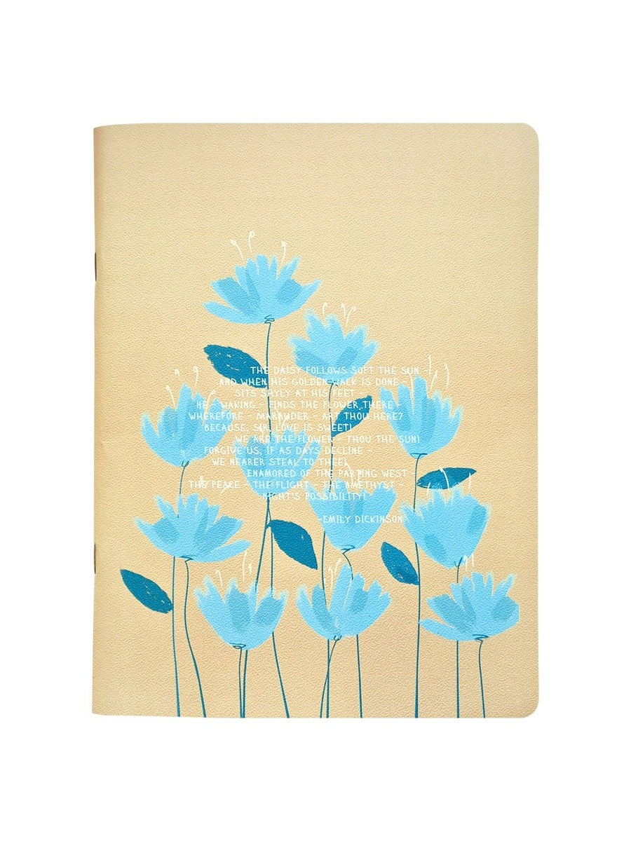 Тетрадь общая Be Smart Коллекция Pastel Голубые Цветы в клетку 40 листов