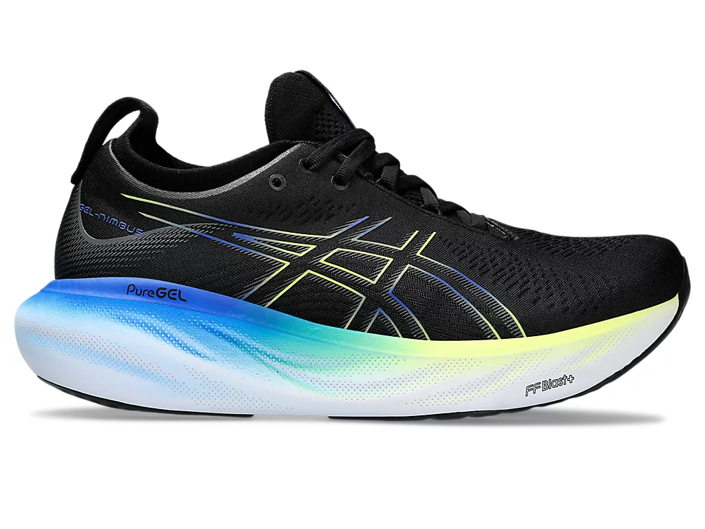 Кроссовки мужские Asics GEL-NIMBUS 25 1011B547-004 черные 42.5 EU - купить в Москве, цены на Мегамаркет | 100061721623