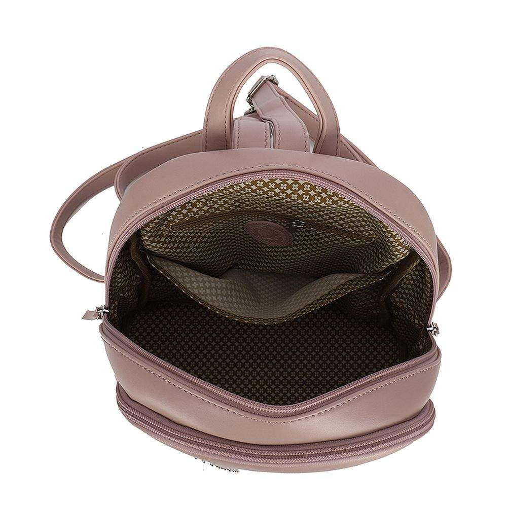 Рюкзак женский OrsOro ORS-0105 палево-розовый