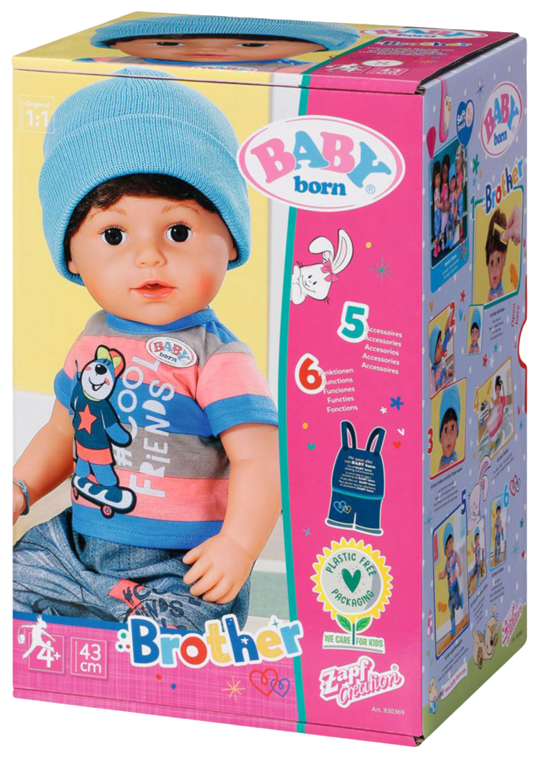 Zapf Creation my mini Baby born 809-990 Бэби Борн Кукла-мальчик