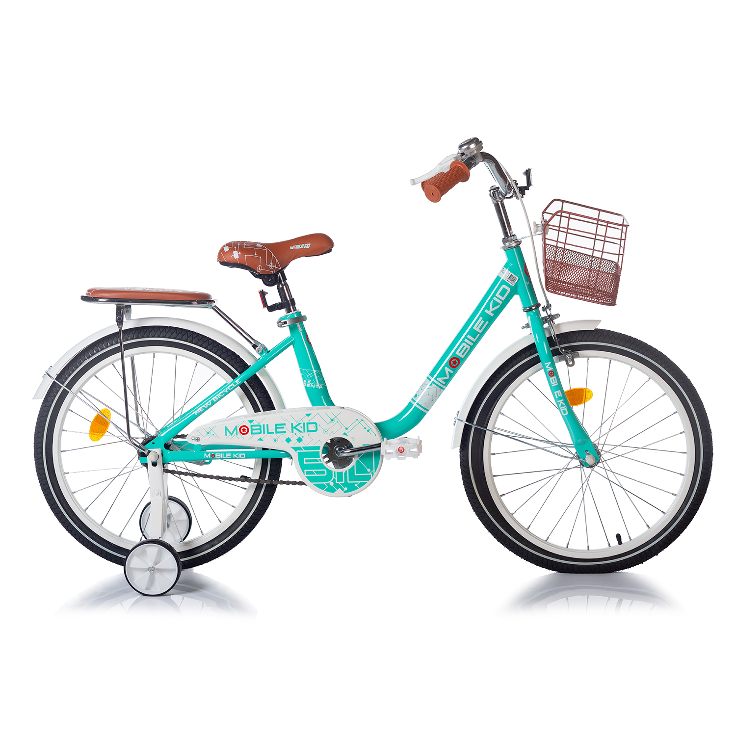 Купить велосипед Mobile Kid Genta 20 бирюзовый, цены на Мегамаркет | Артикул: 600006165754