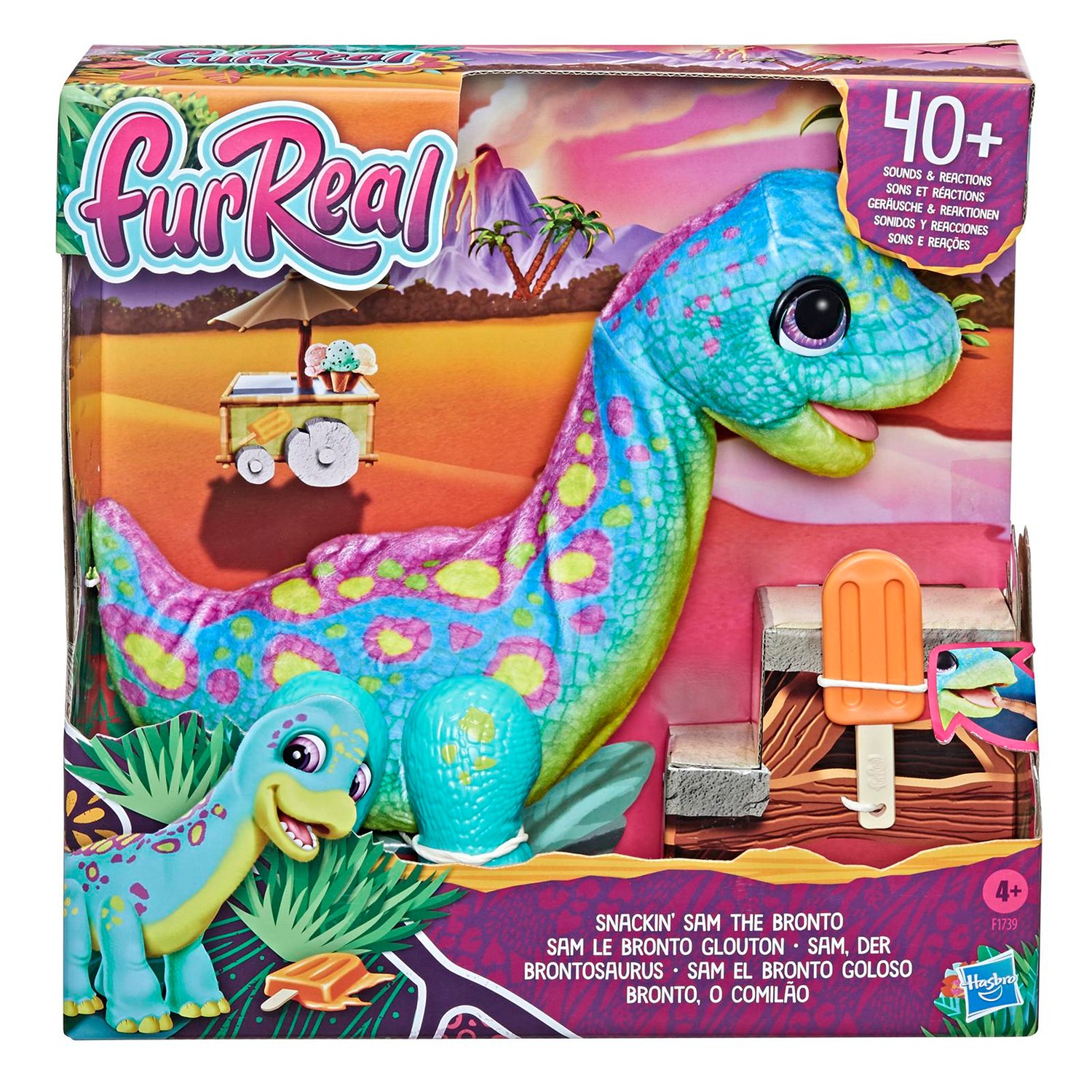 Отзывы о интерактивная игрушка Hasbro FurReal Friends Малыш Динозавр  F17395L0 - отзывы покупателей на Мегамаркет | интерактивные животные  F17395L0 - 600004611568