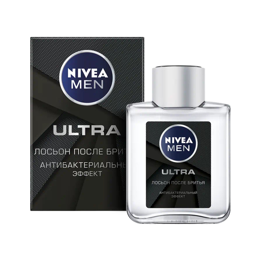 Лосьон после бритья Nivea Men Ultra 100 мл - отзывы покупателей на  Мегамаркет | лосьон после бритья 88581