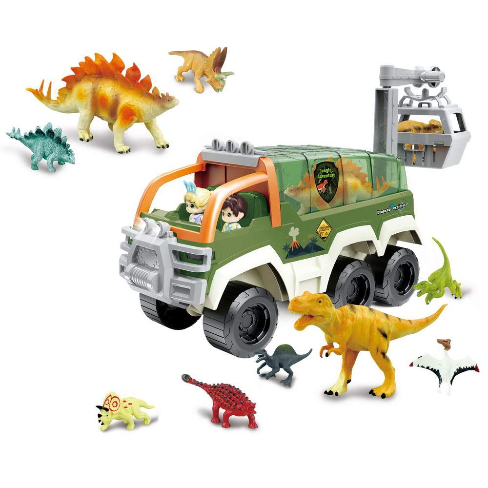 Игровой набор Pituso Машина с динозаврами Dinosaur Explorer - купить в  Kid-mag.ru, цена на Мегамаркет