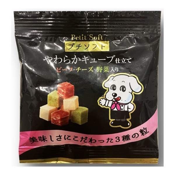 Лакомство для собак Japan Premium Pet, кусочки, говядина, курица, печень, сыр, 15г, 4 шт