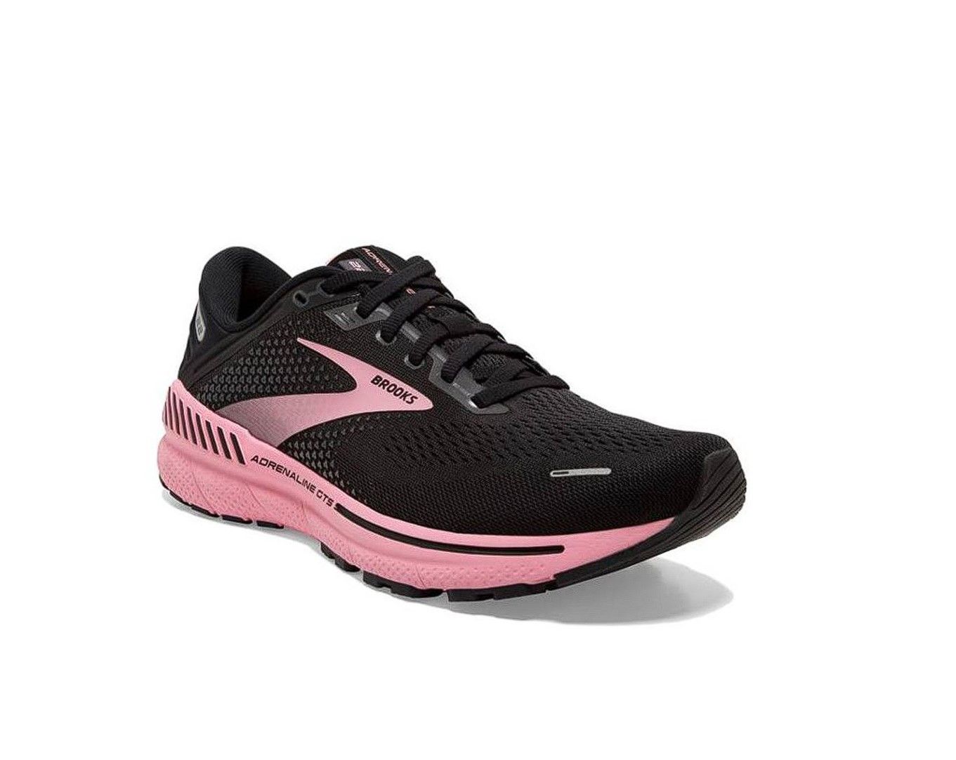 Brooks Adrenaline Gts 22 Black Dianthus Silver .8.5 US