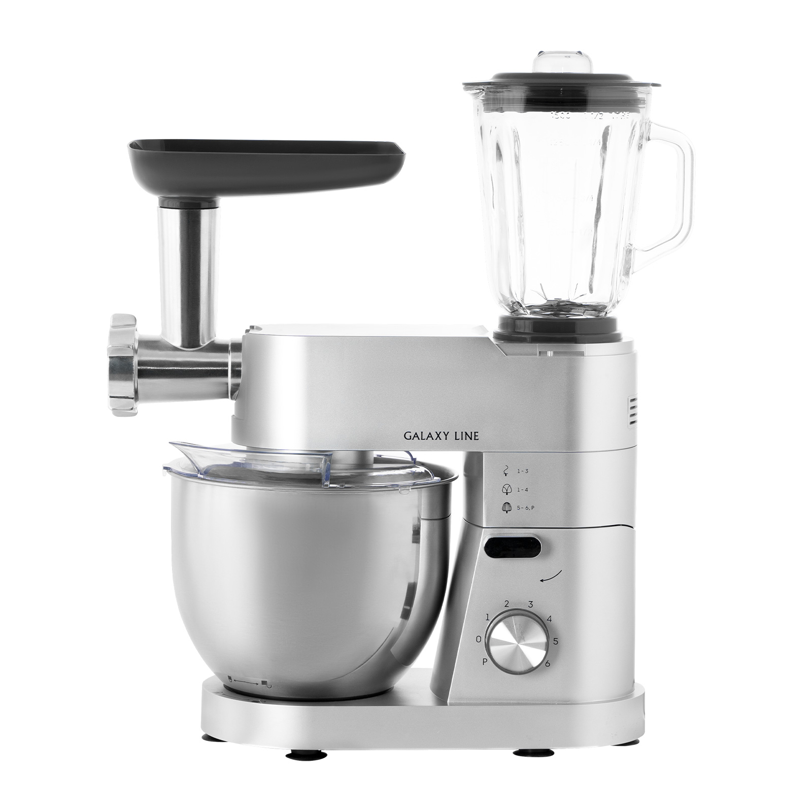 Кухонная машина GALAXY LINE GL2310 серебристая, купить в Москве, цены в ...