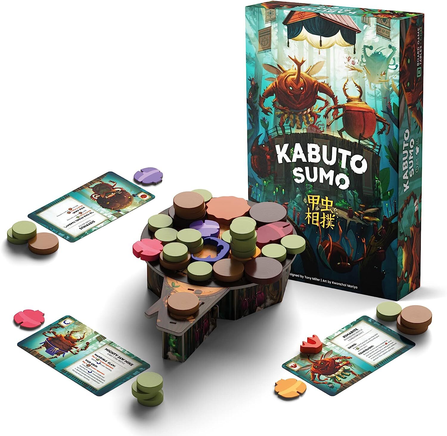 Настольная игра BoardGameTables Kabuto Sumo Кабуто Сумо GME-KBS на  английском языке - купить в BGAMES, цена на Мегамаркет