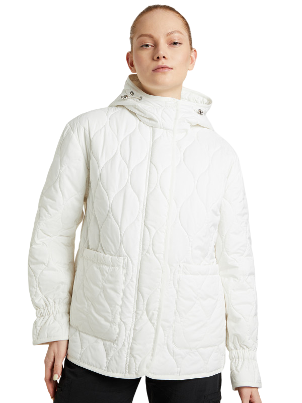 Куртка женская GEOX W3520XT2937 белая 48 - купить в Москве, цены на Мегамаркет | 100055547717