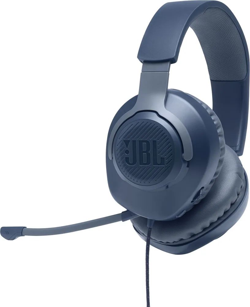 Наушники JBL Quantum 100 Blue JBLQUANTUM100BLU, купить в Москве, цены в интернет-магазинах на Мегамаркет