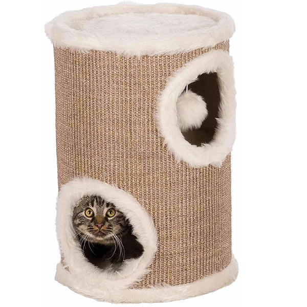 Домик для кошек TRIXIE Башня, коричневый, бежевый, 33x33x50см
